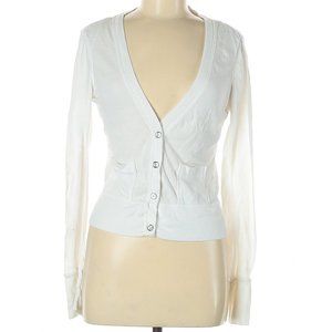 Aeropostale White Button Down Cardigan